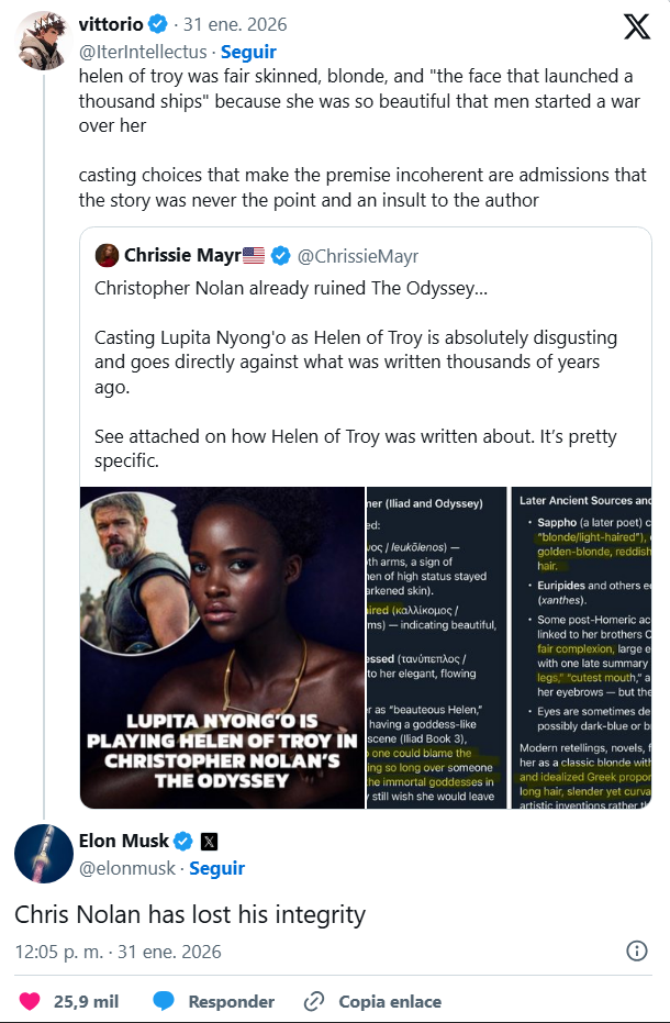 Rumores y confirmaciones del elenco de “La Odisea”