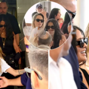 Salma Hayek regresa a Veracruz y fue captada en una famosa cafetería