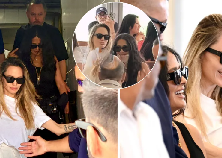 Salma Hayek regresa a Veracruz y fue captada en una famosa cafetería