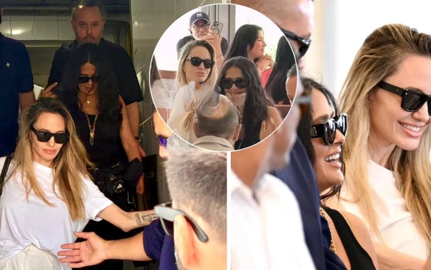 Salma Hayek regresa a Veracruz y fue captada en una famosa cafetería