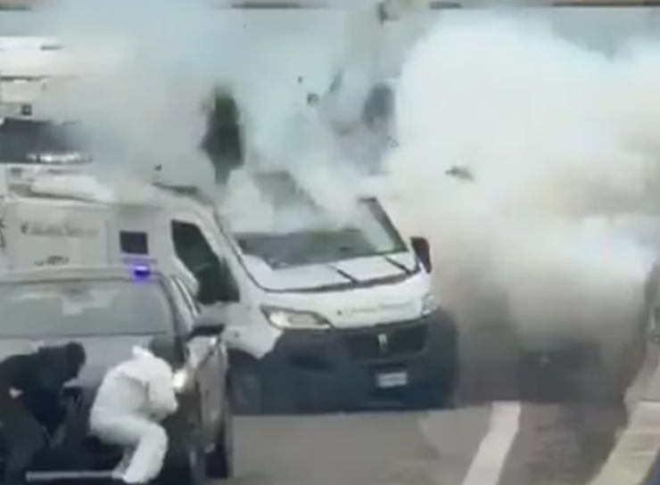 Asalto "de cine" en Italia, una escena en la vida real salida de la ficción