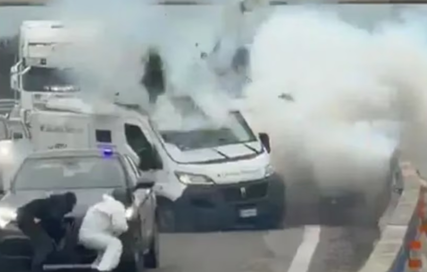 Asalto "de cine" en Italia, una escena en la vida real salida de la ficción