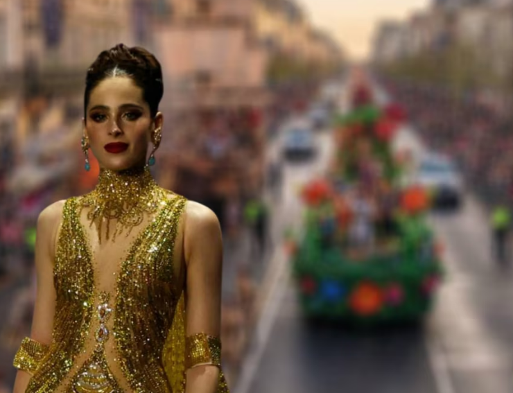 Fátima Bosch se desvanece en Ecuador durante un desfile