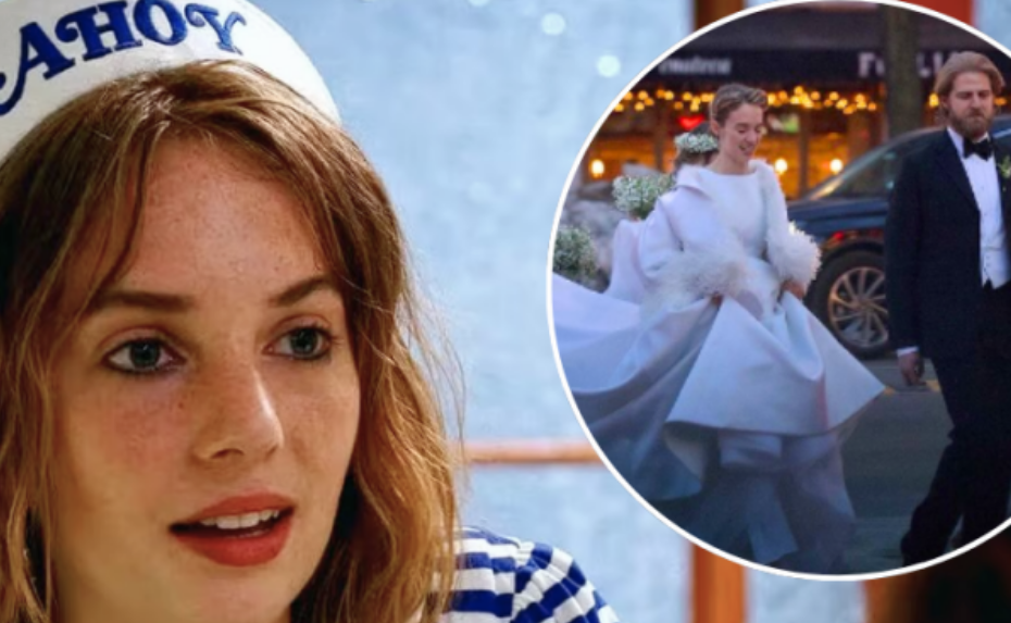 Actriz de "Stranger Things" se casa, así fue la boda