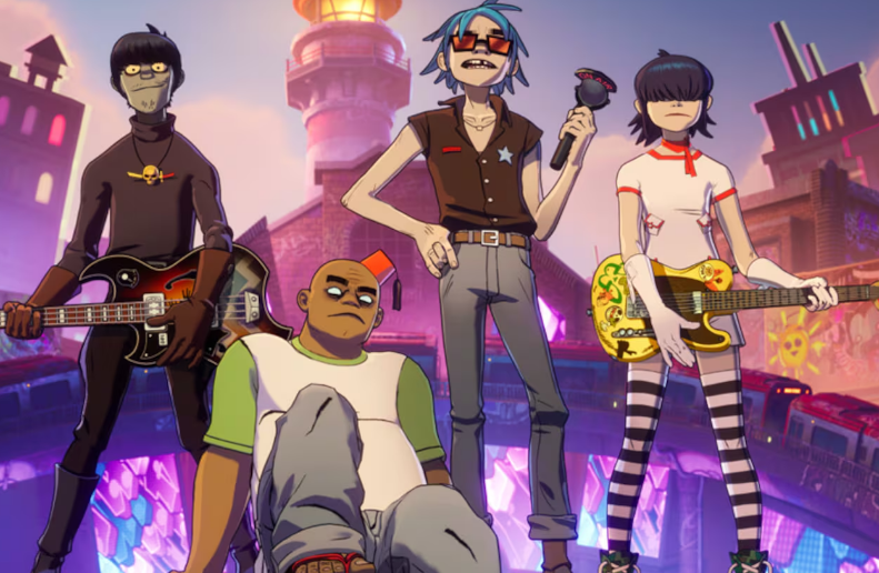 El grupo "Gorillaz" contacta a "Huntr/x" de Kpop Demon Hunters