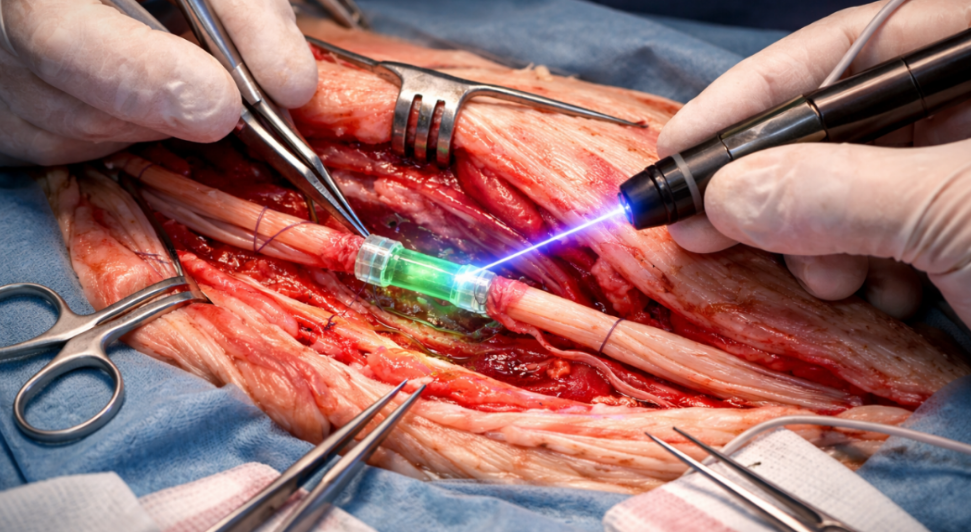 Nueva forma de reparar nervios sin suturas tradicionales