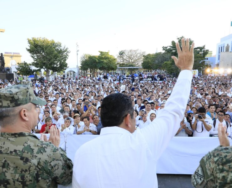 En su segunda Marcha de la Lealtad