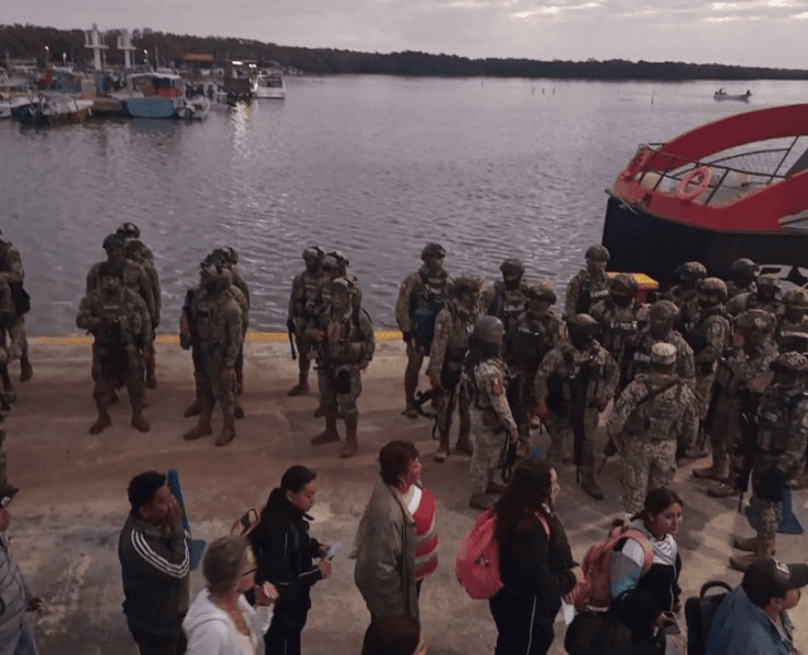 Fuerzas federales desmantelan puntos de venta de droga en Holbox y Cozumel