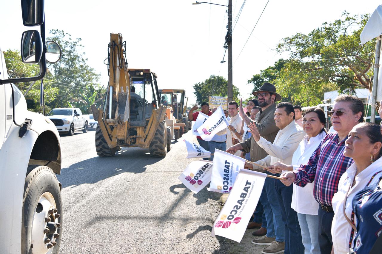 Invierten más de 34 mdp en rehabilitación carretera entre Centro y Jalapa