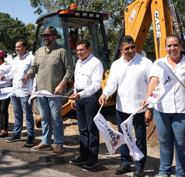 Javier May Rodríguez inicia construcción de nueva línea de conducción y distribución de agua