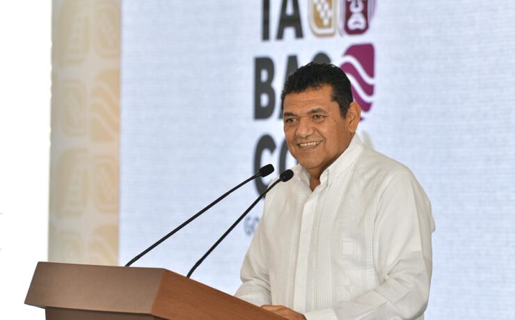 Javier May reafirma respaldo total al Gobierno de México