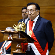 José María Balcázar asume la presidencia interina del Perú