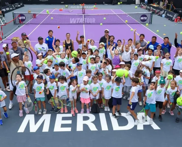 Magia del tenis en Mérida inspira nuevas generaciones