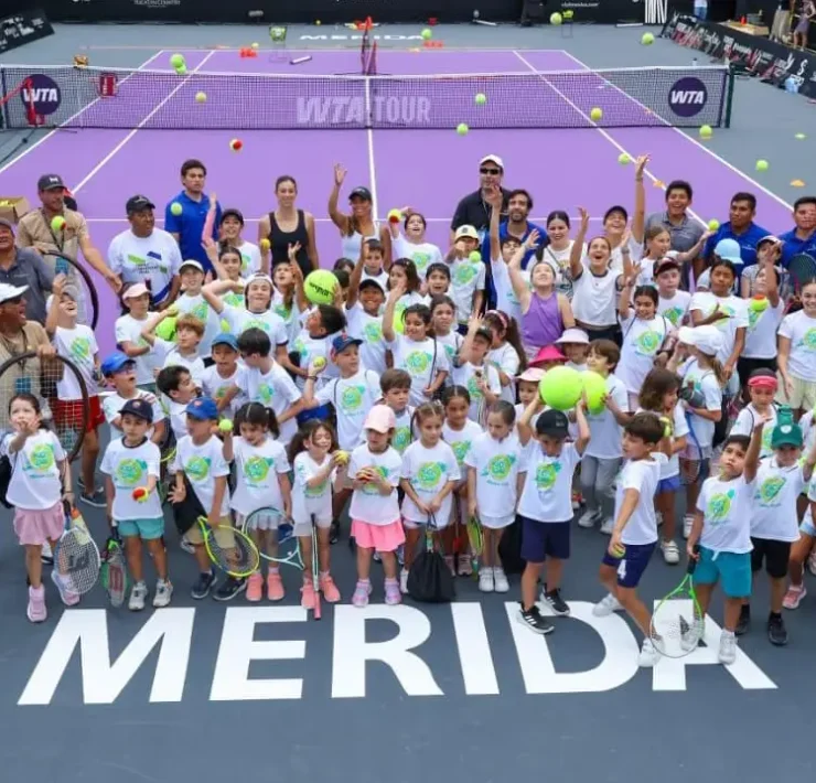 Magia del tenis en Mérida inspira nuevas generaciones