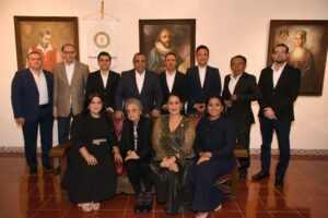 Autoridades civiles y representantes de organismos sociales acompañaron la ceremonia de la Medalla “Gonzalo Cámara Zavala”, realizada en la Casa de España, en el marco del 117° aniversario de la Liga de Acción Social.