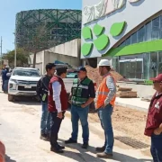 Movilización de cuerpos de emergencia por fuga de gas en el norte de Mérida
