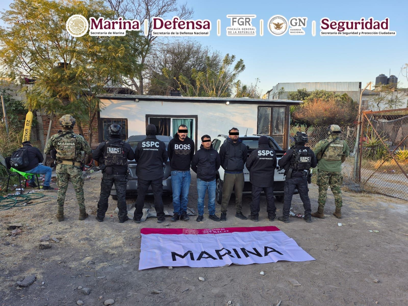 Operativo coordinado entre fuerzas federales y estatales