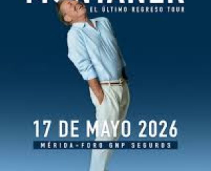Ricardo Montaner en Mérida 2026: El Último Regreso llegará al Foro GNP Seguros el 17 de mayo