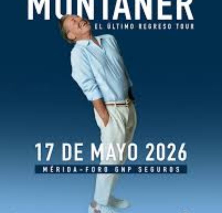 Ricardo Montaner en Mérida 2026: El Último Regreso llegará al Foro GNP Seguros el 17 de mayo