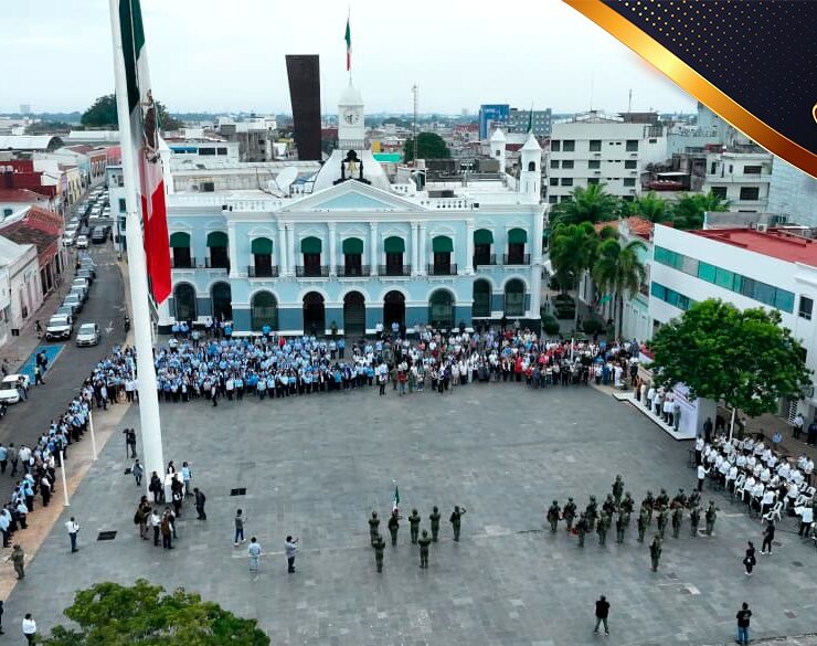 Secretaría de Marina conmemoró el 109 aniversario de la Constitución Mexicana en Tabasco