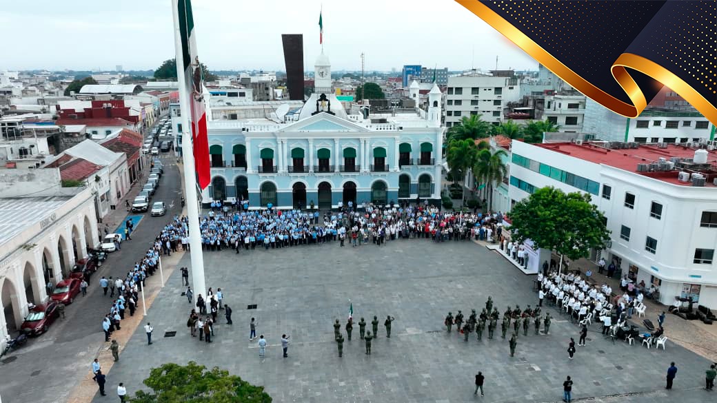 Secretaría de Marina conmemoró el 109 aniversario de la Constitución Mexicana en Tabasco