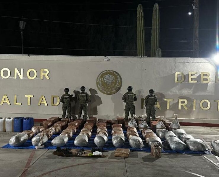 Secretaría de Marina informa el aseguramiento de material ilícito