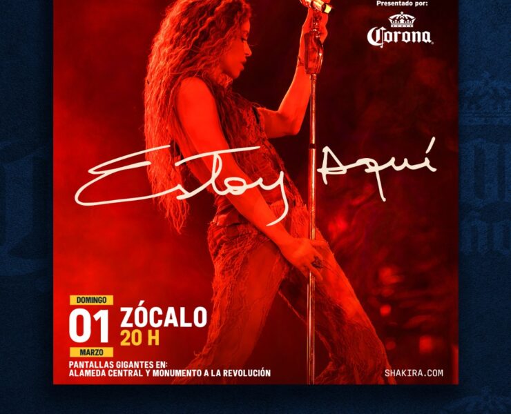 Concierto de Shakira en el Zócalo: patrocinio privado, impacto urbano y estrategia cultural