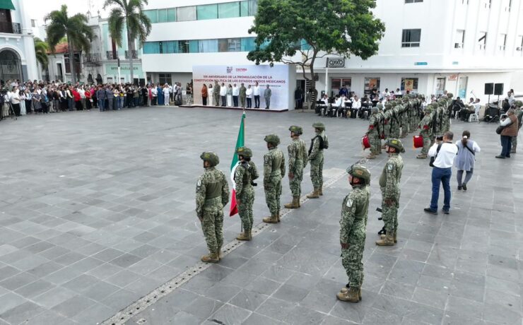 Tabasco conmemora el 109 aniversario de la Constitución Política de México