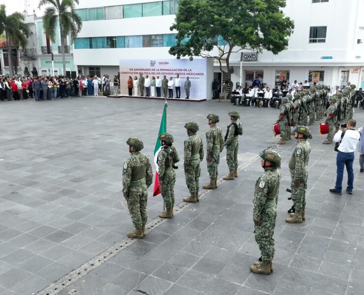 Tabasco conmemora el 109 aniversario de la Constitución Política de México