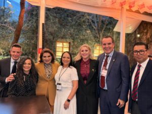 La senadora Verónica Camino Farjat participó en la reunión de la Misión Comercial del Equipo de Canadá en México, destacando que la Relación México-Canadá atraviesa sus mejores momentos.