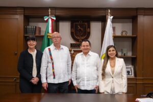 El Gobernador Joaquín Díaz Mena sostuvo una reunión con el embajador de Alemania en México, Clemens von Goetze