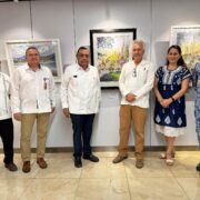 Inauguran la exposición “Chaac en el Mundo” en el Aeropuerto Internacional de Mérida