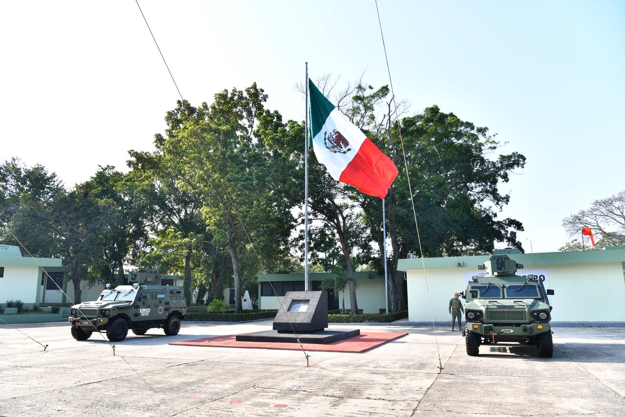 ceremonia conmemorativa del CXIII Aniversario de la creación del Ejército Mexicano