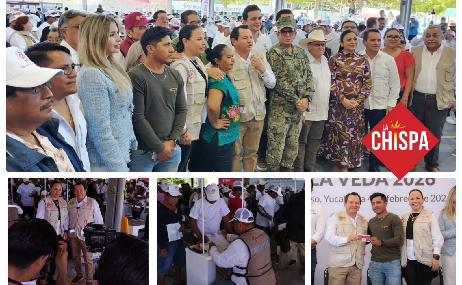 Gobernador Joaquín Díaz Mena arranca Respeto la Veda 2026 en apoyo a pescadores