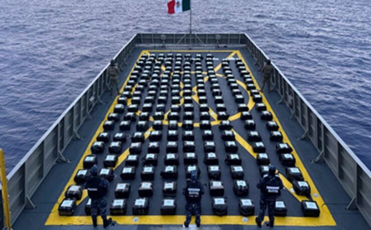 Aseguran cerca de dos toneladas de presunta cocaína