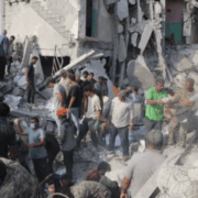 Bombardeo en escuela del sur de Irán