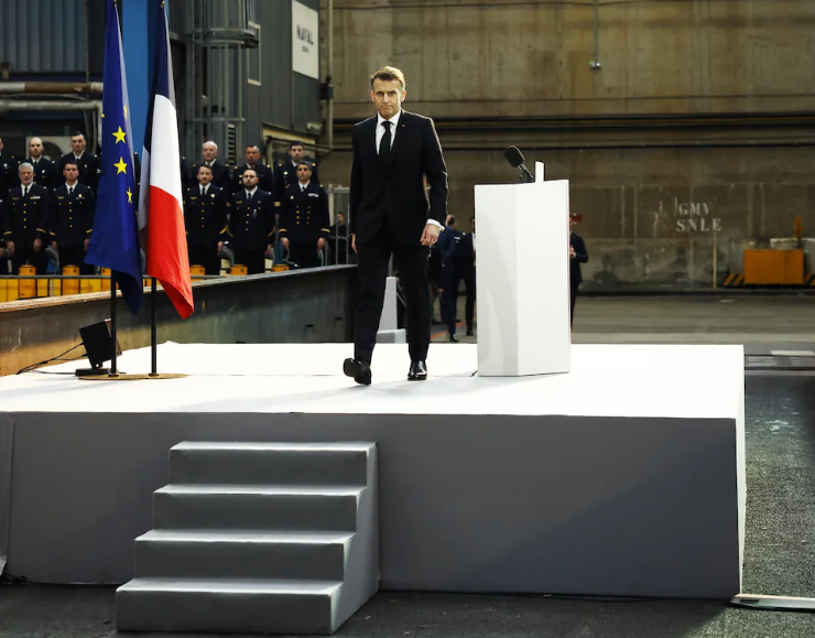 Macron habla de un plan nuclear como medida de "disuasión"