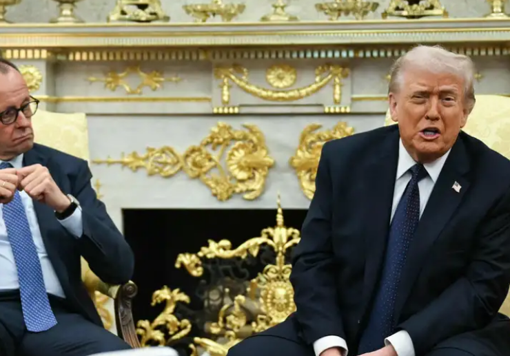 Trump y Merz "en sintonía" sobre Irán y el Medio Oriente