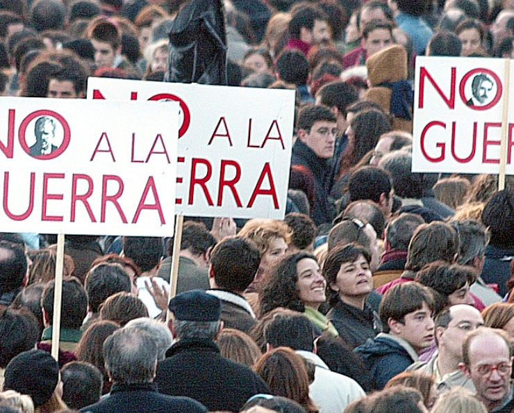 Madrid protesta contra la guerra y pide alto al fuego en Medio Oriente