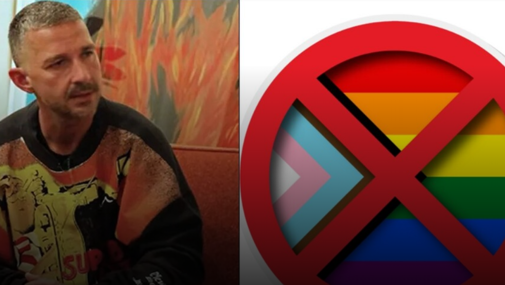 ¿Shia LaBeouf es homofóbico? Una entrevista encendió las redes