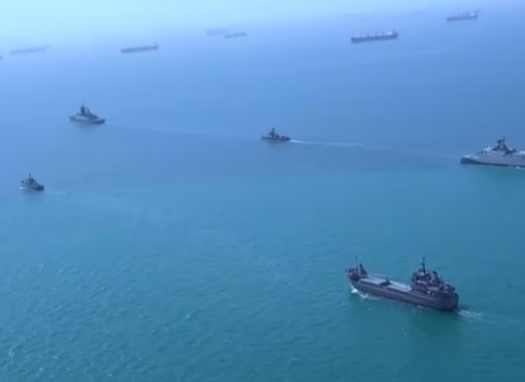 Irán y Rusia realizaron maniobras militares conjuntas en medio de tensiones