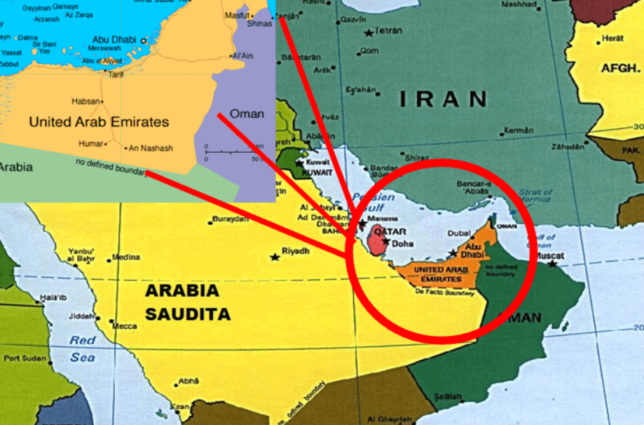 Emiratos Árabes lanzó su primera ofensiva en respuesta a los ataques de Irán