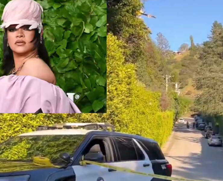 Rafaguearon casa de Rihanna en Beverly Hills, hay una detenida
