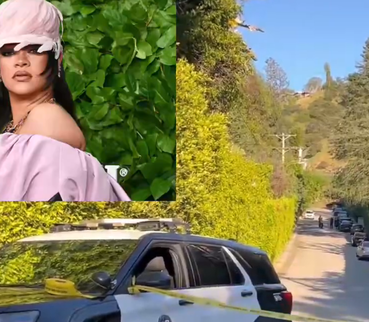Rafaguearon casa de Rihanna en Beverly Hills, hay una detenida