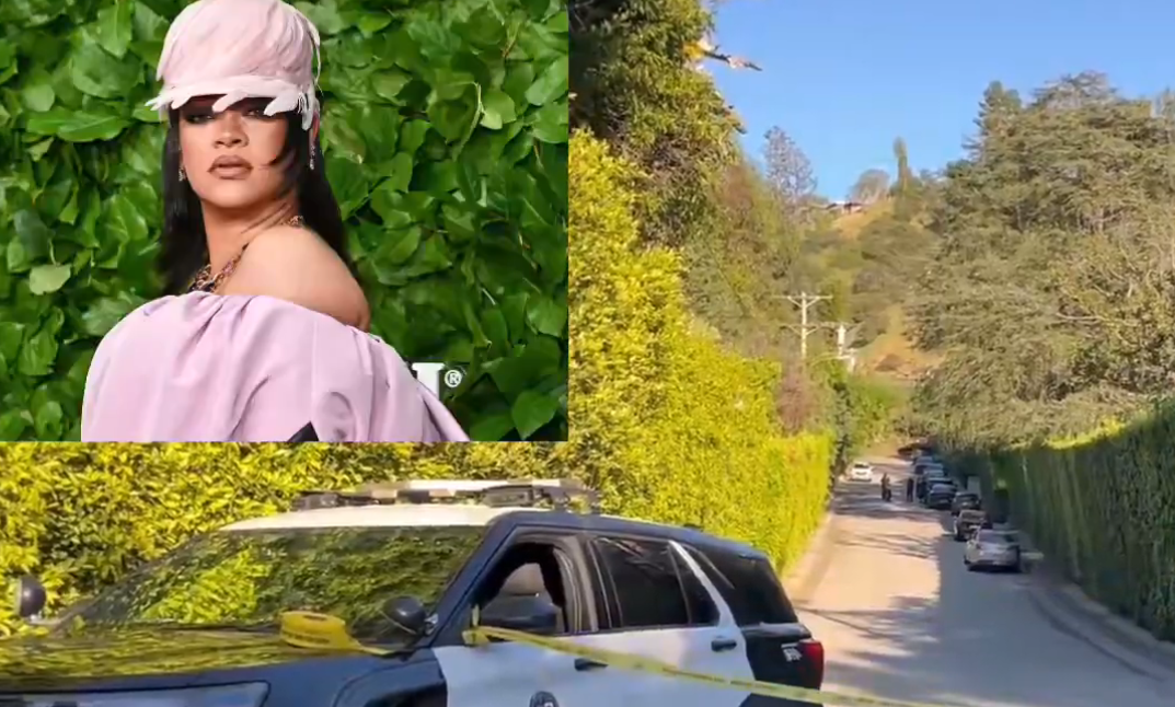 Rafaguearon casa de Rihanna en Beverly Hills, hay una detenida