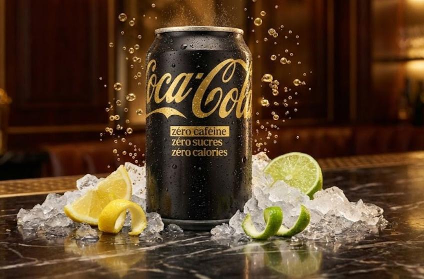 Coca-Cola lanza su nueva bebida "Triple Z", sin Azúcar, sin Cafeína y sin calorías