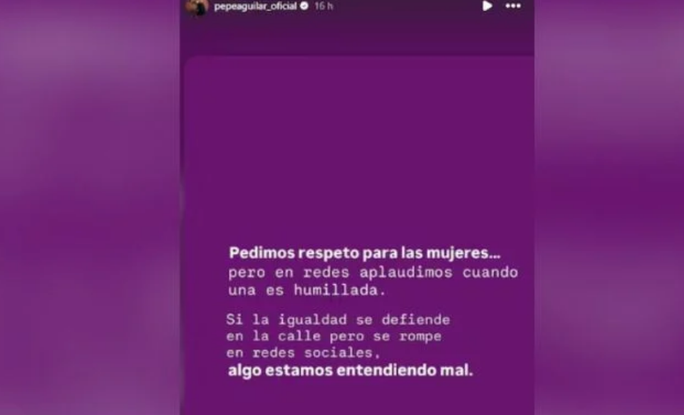 Pepe Aguilar defiende a Ángela en redes sociales