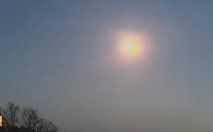 Un meteorito atraviesa un tejado en Alemania