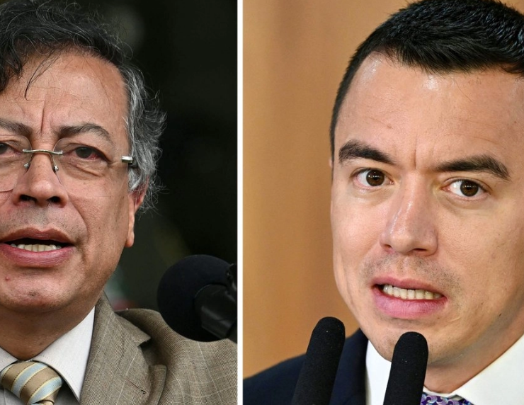 Noboa rechaza acusaciones de Petro sobre reciente bombardeo