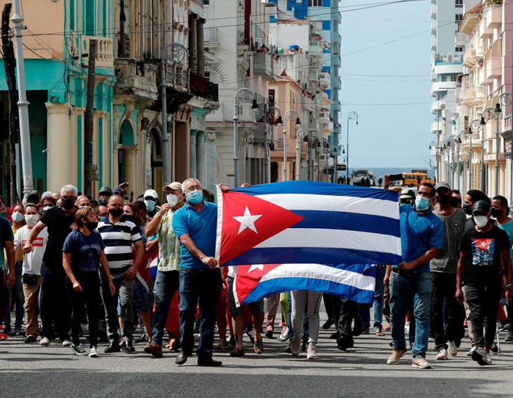Protestan en Cuba por crisis energética y desabastecimiento de combustible